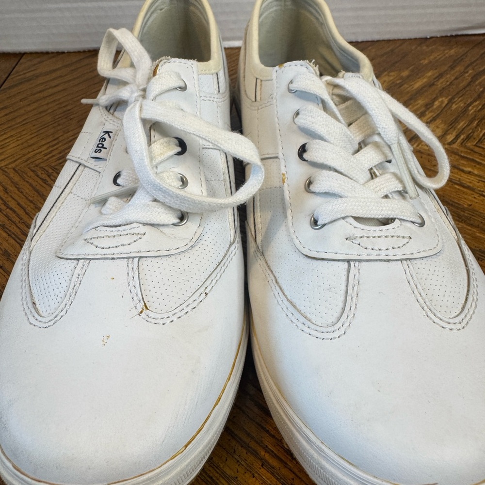 Keds Ortholite Woman Classic White Sneakers Size 8